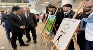 Yeşilay Kırşehir'de bağımlılıkla mücadele sergisi açtı 