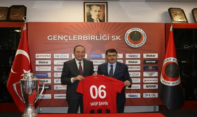 Ankara Valisi Vasip Şahin'den Gençlerbirliği'ne ziyaret
