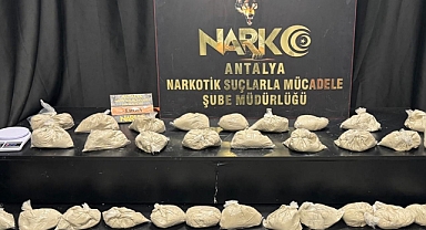 Antalya'da 15 kilo eroin ele geçirildi