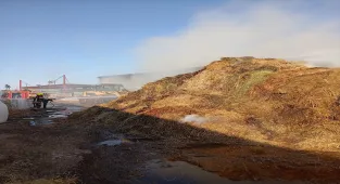 Balıkesir'de tarım işletmesinde çıkan yangın söndürüldü