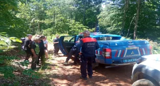 Bursa'da AFAD ekipleri arazide mahsur kalan 3 kişiyi kurtardı