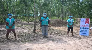 Cansuyu Derneği ekipleri, Arakan mülteci kamplarındaki kurban hazırlıklarını tamamladı