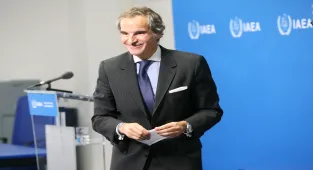 GÜNCELLEME - UAEA Başkanı, İran'ın yüksek oranda zenginleştirilmiş uranyum stokunun görmezden gelinemeyeceğini belirtti