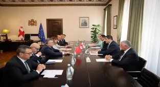 Gürcistan Parlamentosu Başkanı Papuaşvili, TBMM heyetini kabul etti