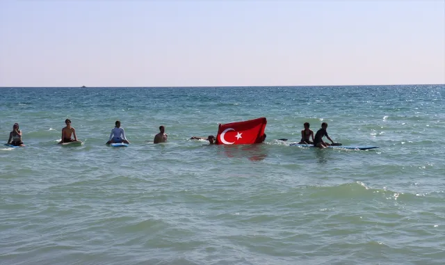Hatay'da inşası süren sörf merkezinde sporcu yetiştirilecek