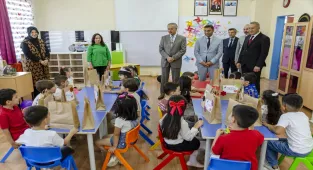 Kahramankazan'da öğrenciler karne sevinci yaşadı