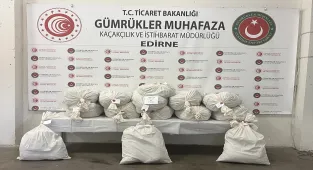 Kapıkule Sınır Kapısı'nda iki tırda 212 kilo 365 gram uyuşturucu ele geçirildi