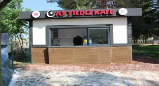 Kırşehir'de hükümlülerin ürettiği gıda ürünleri Ay Yıldız Kafede satılıyor