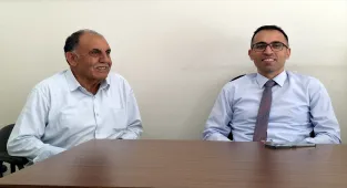 Menemen'e atanan Kaymakam Vedat Yılmaz'dan veda ziyaretleri 