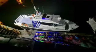 Samsun'da 6 ton kalkan balığı tüketilmek üzere kentte çeşitli kurumlara dağıtıldı