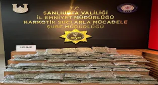 Şanlıurfa'da 35 kilo 250 gram sentetik uyuşturucu ele geçirildi