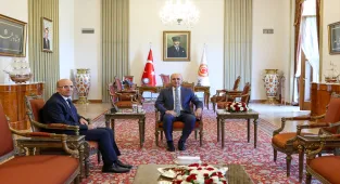 TBMM Başkanı Kurtulmuş, Hazine ve Maliye Bakanı Şimşek'i kabul etti