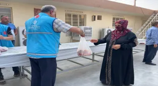 Türkiye Diyanet Vakfı, Kerkük'te kurban eti dağıttı