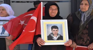 Vanlı aileler, DEM Parti İl Başkanlığı önündeki eylemlerini sürdürdü