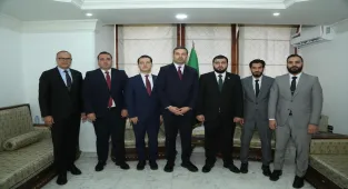 Cumhurbaşkanlığı İletişim Başkanlığı heyeti, Suriye Enformasyon Bakanlığını ziyaret etti