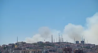 GÜNCELLEME 2 - Eymir Gölü yakınlarındaki ormanlık alanda yangın çıktı