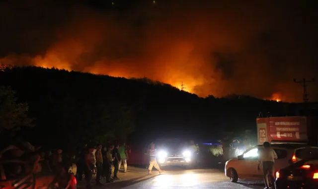 GÜNCELLEME - Hatay Dörtyol'da orman yangını çıktı