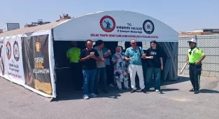 Kırşehir'de sürücüler Yaşam Tünelinde bilgilendiriliyor