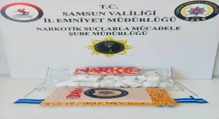 Samsun'da üzerinde 1232 sentetik ecza hap bulunduran zanlı yakalandı