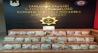 Şanlıurfa'da 24 kilogram sentetik uyuşturucu ele geçirildi