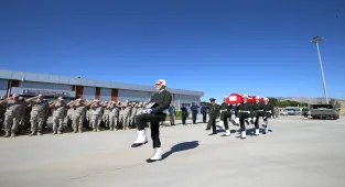 Şehit Üsteğmen Özsu'nun naaşı memleketi Edirne'ye gönderildi
