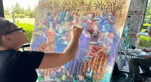 Sorgun'da 3. Resim Çalıştayı başladı