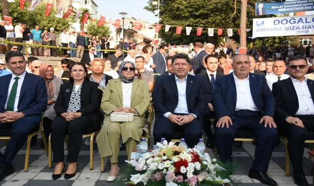 Adalet Bakanı Tunç, Amasra doğal gaz verme törenine katıldı: