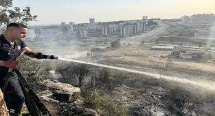 Adana'da ağaçlık ve çalılık alanda çıkan yangın söndürüldü