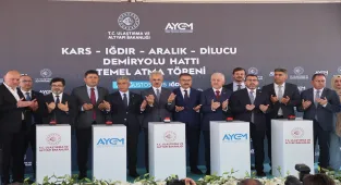 Bakan Uraloğlu, Kars-Iğdır-Aralık-Dilucu Demir Yolu Hattı Temel Atma Töreni'nde konuştu: (2)