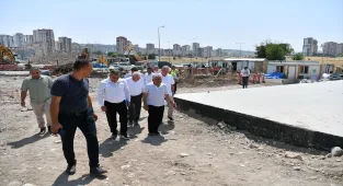 Büyükkılıç, su deposu çalışmalarını inceledi