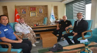 Eskişehir Emniyet Müdürü Yılmaz, Mihalgazi Belediye Başkanı Güneş'i ziyaret etti