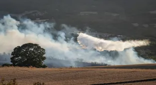 GÜNCELLEME - Balıkesir'in Susurluk ilçesinde çıkan orman yangınına müdahale ediliyor