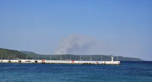 GÜNCELLEME - Çanakkale Gelibolu'da çıkan yangına müdahale ediliyor