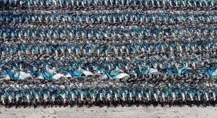 İSBİKE'nin yüzlerce bisikleti hurdalık alanda atıl durumda bekletiliyor