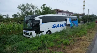 Samsun'da yolcu otobüsünün çarptığı 1 kişi öldü, 1 kişi yaralandı