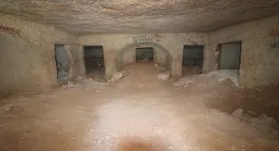 Şanlıurfa'da bulunan kaya mezarı kayıt altına alındı