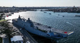 TCG Anadolu, Çanakkale'den İstanbul'a Zafer Yolculuğunu tamamladı