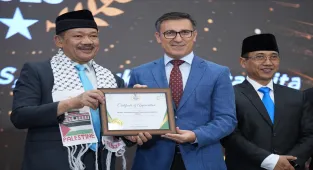 TİKA, Endonezya'da Uluslararası En İyi Kurumsal Partner ödülünü kazandı