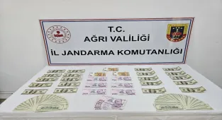 Ağrı'da sahte paralarla yakalanan şüpheli gözaltına alındı