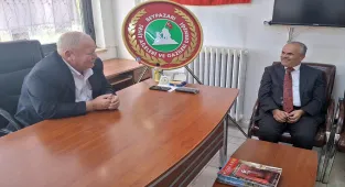 Beypazarı Müftüsü Mehmet Süsün'den gazilere ziyaret