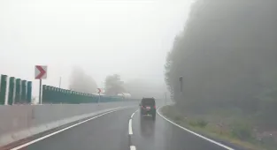 Bolu Dağı'nda sis etkili oluyor