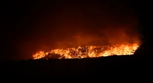 Giresun'da çöp toplama alanında çıkan yangın kontrol altına alındı