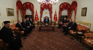 İletişim Başkanlığından Cumhurbaşkanı Erdoğan'ın Kudüs Rum Ortodoks Kilisesi Patriği Giannopoulos'u kabulüne ilişkin açıklama: