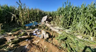 İzmir'de eğitim uçağının düşme anının görüntüsüne ulaşıldı