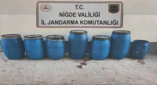 Niğde'de 920 litre kaçak içki ele geçirildi