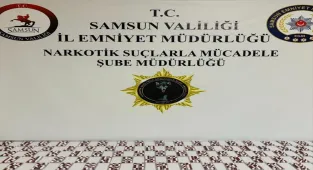 Samsun'da düzenlenen operasyonda uyuşturucu madde ele geçirildi