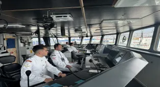 Samsun'da TCSG-Dost gemisi ziyarete açıldı