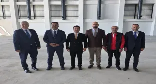 TCF Başkanı Suat Çelen, yeni salon inşaatını inceledi