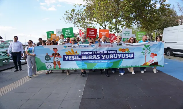 Tekirdağ'da Yeşil Miras Yürüyüşü düzenlendi