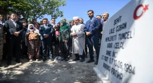 Tunceli'de PKK'lı teröristlerce Ulukale köyünde şehit edilen 13 sivil anıldı